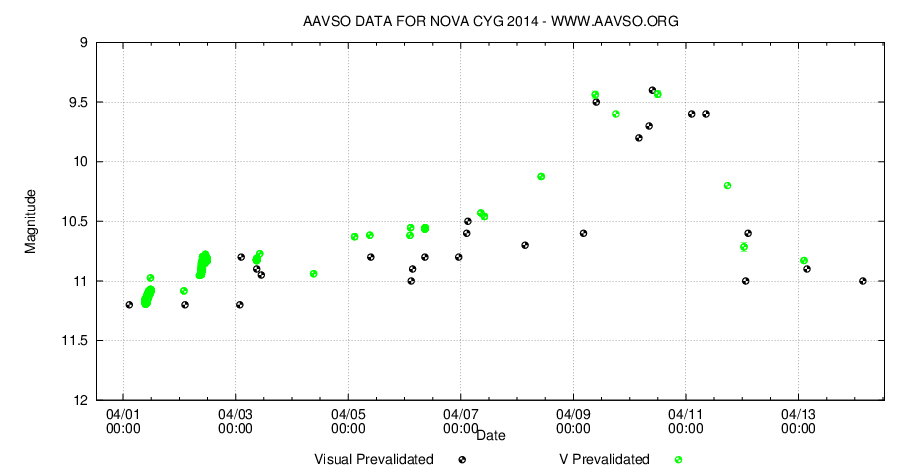 Nova Cyg 2014. AAVSO.