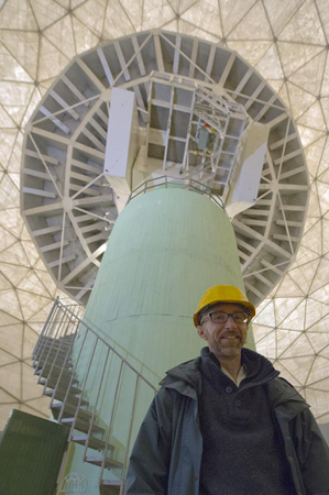 Robert Cumming på Onsala Rymdobservatorium.